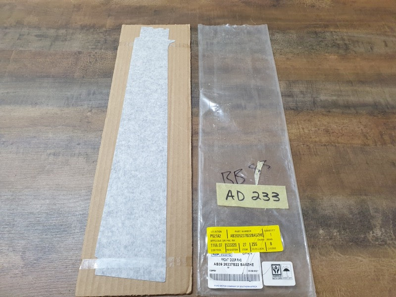 Original New Ford Ranger Right Front Door Blackout Foil