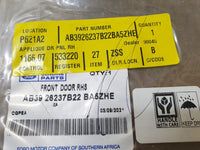 Original New Ford Ranger Right Front Door Blackout Foil