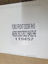 Original New Ford Ranger Right Front Door Blackout Foil