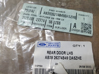 Original New Ford Ranger Left Rear Door Blackout Foil