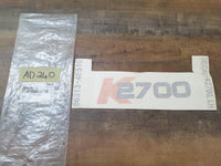 Original New Kia K2700 Door Sticker 'K2700'