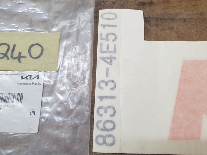 Original New Kia K2700 Door Sticker 'K2700'