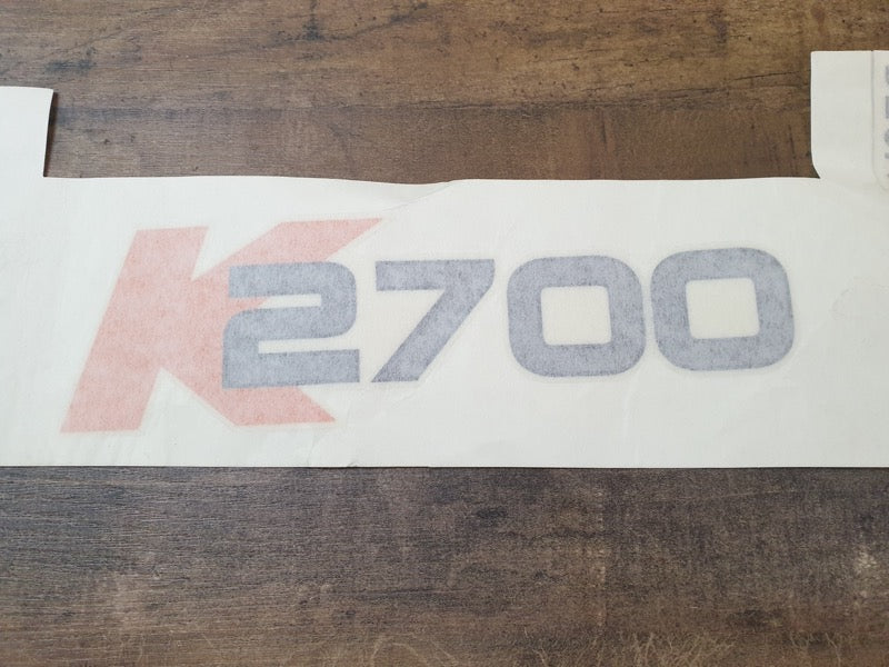 Original New Kia K2700 Door Sticker 'K2700'