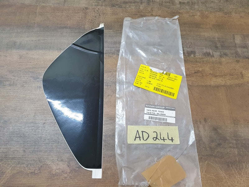 Original New Datsun Go Right Rear Fender Blackout Foil