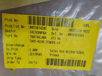 Original New Datsun Go Left Rear Fender Blackout Foil