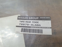 Original New Datsun Go Left Rear Fender Blackout Foil