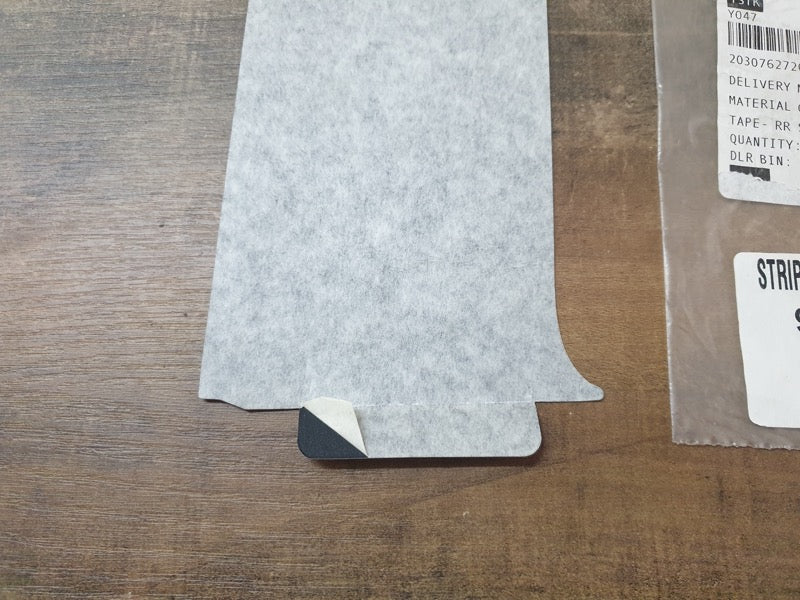 Original New Isuzu D-Max Left Front Door Blackout Foil