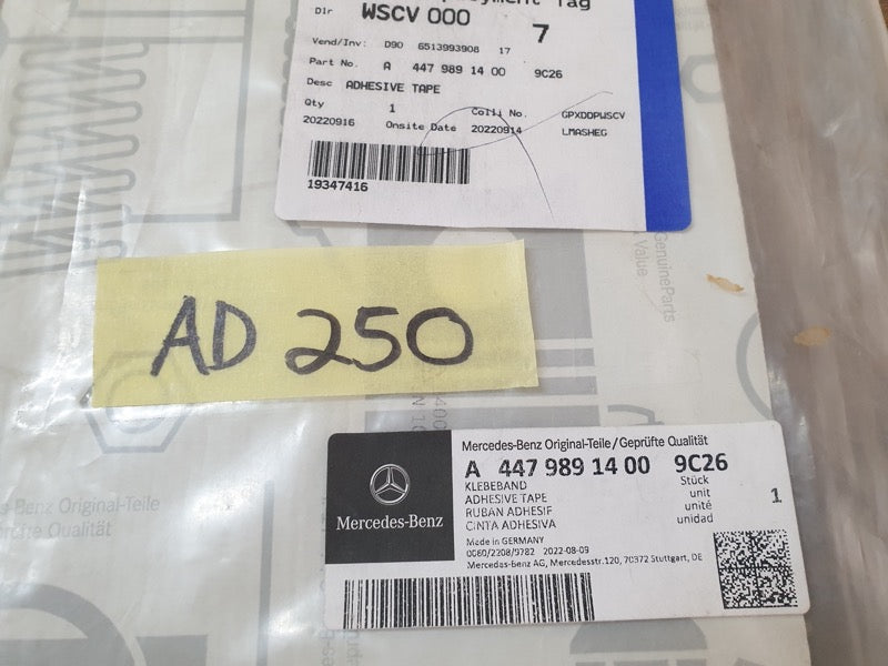 Original New Mercedes-Benz V-Class W447 Left Front Sliding Door Blackout Foil