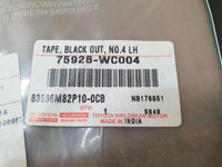 Original New Suzuki Vitara Brezza Toyota Urban Cruiser Left Rear Door Rear Blackout Foil