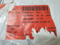 Original New Nissan Qashqai Right Front Door Blackout Foil
