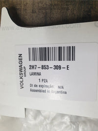Original New Volkswagen Amarok Left Front Door Blackout Foil