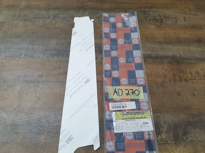 Original New Mahindra XUV300 Right Front Door Blackout Foil