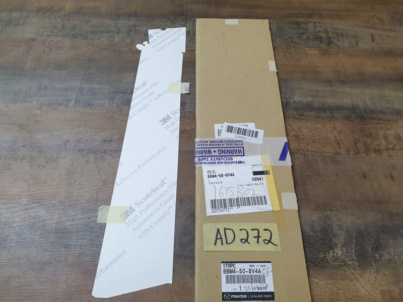 Original New Mazda 3 Right Rear Door Blackout Foil
