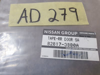 Original New Nissan Almera Left Rear Door Blackout Foil