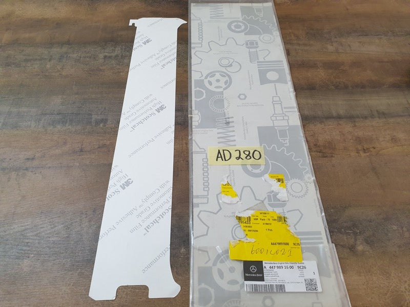 Original New Mercedes-Benz V-Class W447 Right Front Sliding Door Blackout Foil