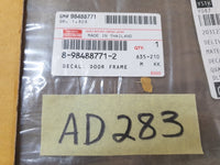 Original New Isuzu MU-X Right Front Door Blackout Foil