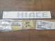 Original New Toyota Quantum Tailgate 'HIACE' Sticker