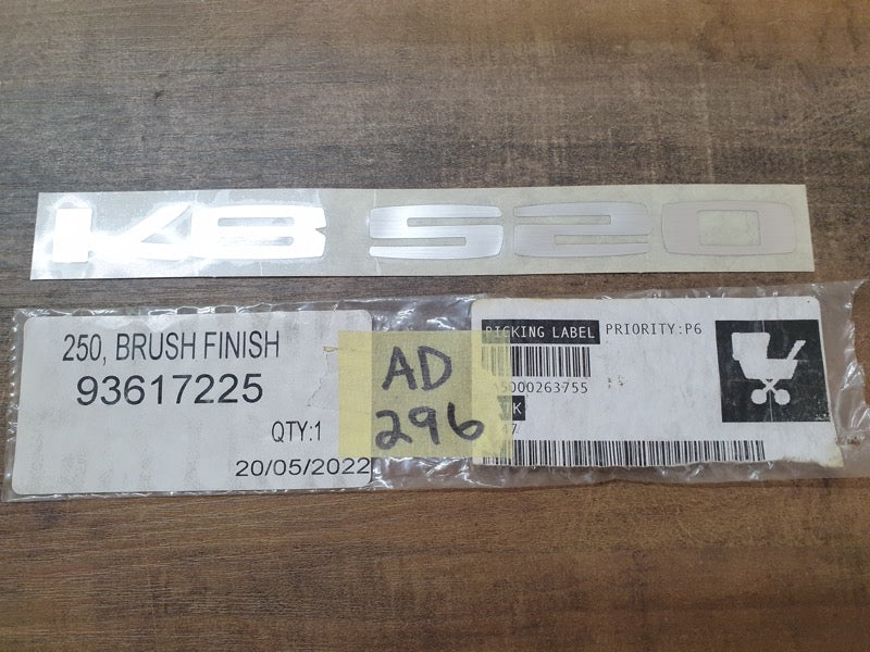 Original New Isuzu D-Max Tailgate 'KB 520' Sticker