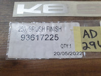 Original New Isuzu D-Max Tailgate 'KB 520' Sticker