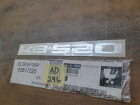 Original New Isuzu D-Max Tailgate 'KB 520' Sticker