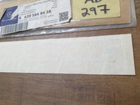 Original New Mercedes-Benz V-Class Viano W639 Tailgate 'SHUTTLE' Sticker