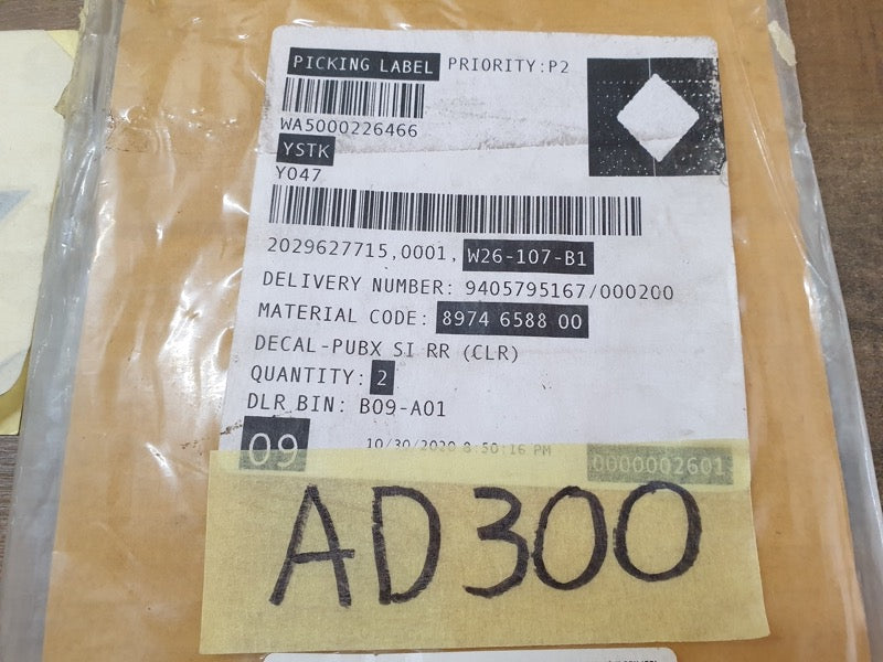 Original New Isuzu D-Max Left Body '4x4' Sticker