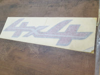 Original New Isuzu D-Max Left Body '4x4' Sticker