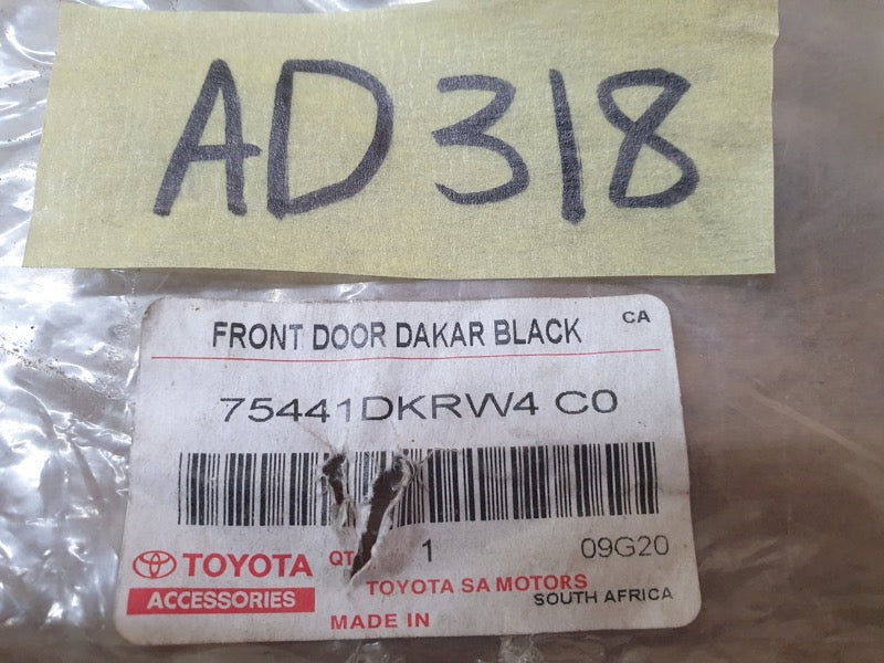 Original New Toyota Hilux Front Door 'Dakar' Sticker