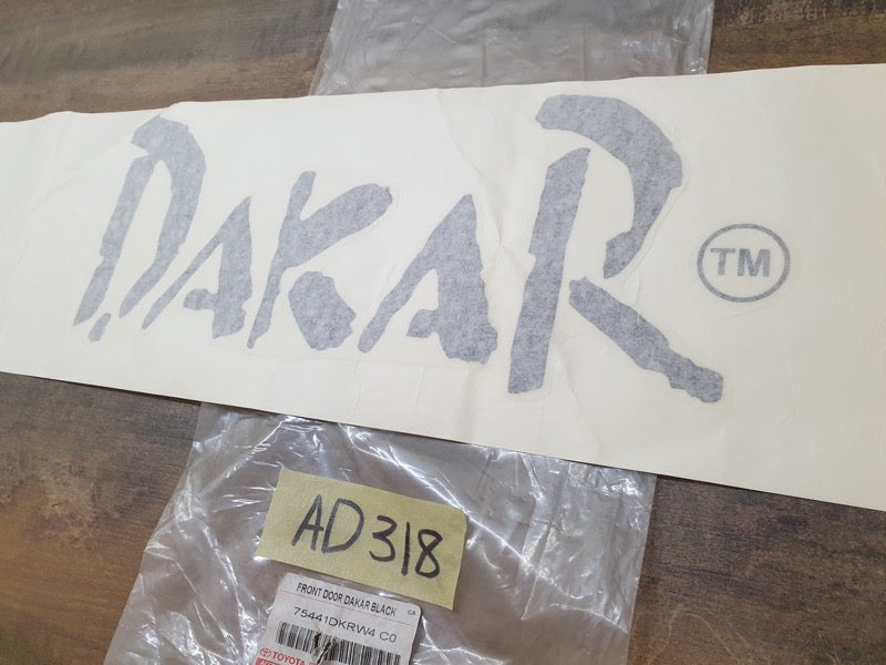 Original New Toyota Hilux Front Door 'Dakar' Sticker