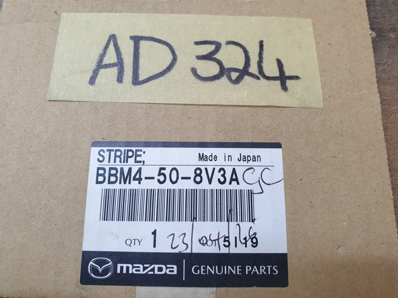 Original New Mazda 3 Right Front Door Blackout Foil