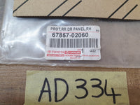 Original New Toyota Corolla Quest Right Rear Door Anti-Chipping Stone Decal Protective Foil