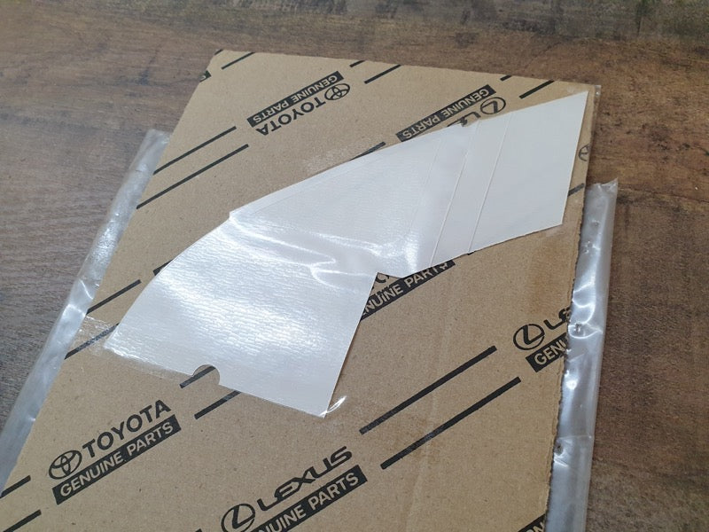 Original New Toyota Corolla Quest Right Rear Door Anti-Chipping Stone Decal Protective Foil