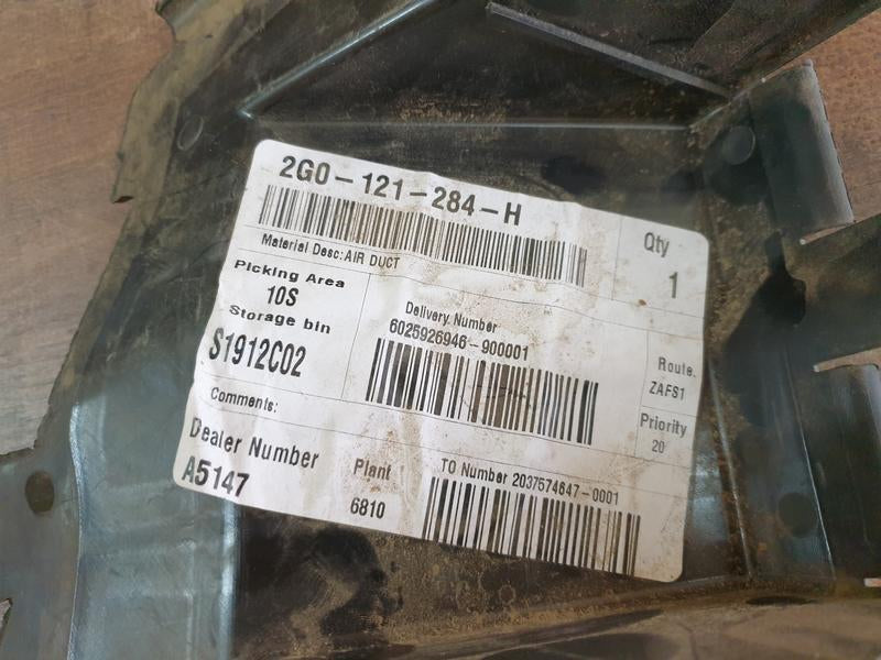 Original New Volkswagen Polo Right Radiator Air Guide