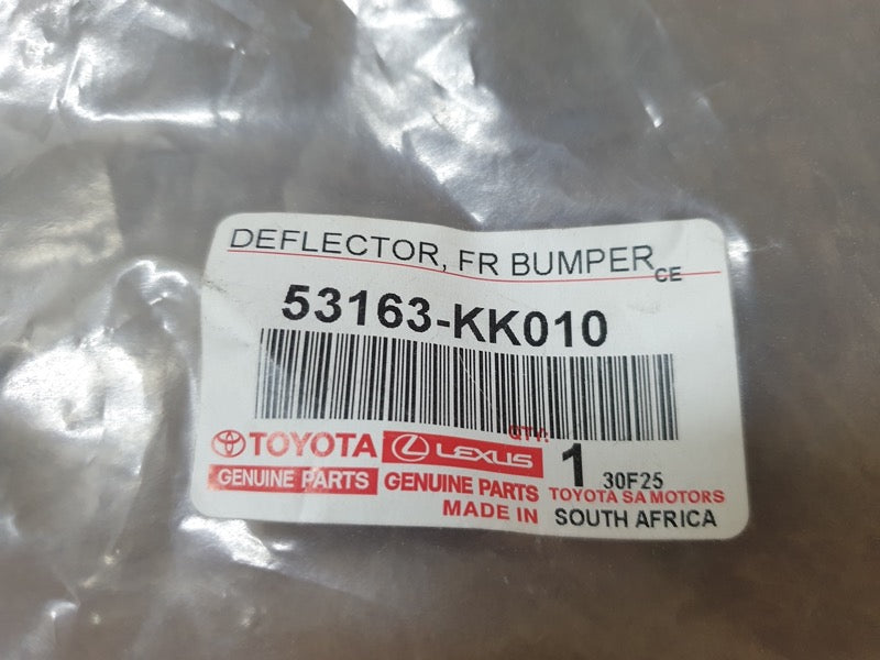 Original New Toyota Hilux Left Front Centre Air Deflector