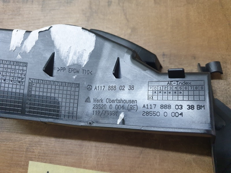 Original New Mercedes-Benz CLA W117 Right Front Air Deflector