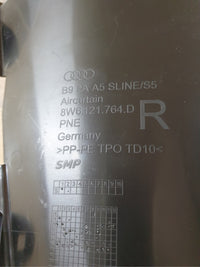 Original New Audi A5 Right Front Bumper Air Guide