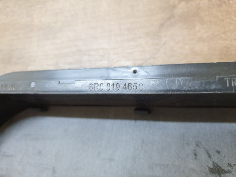 Original Used Volkswagen Polo Rear Valence Air Grille Duct