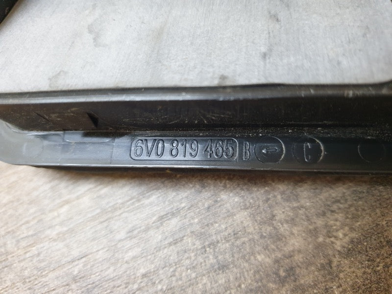 Original Used Volkswagen Polo Rear Valence Air Grille Duct