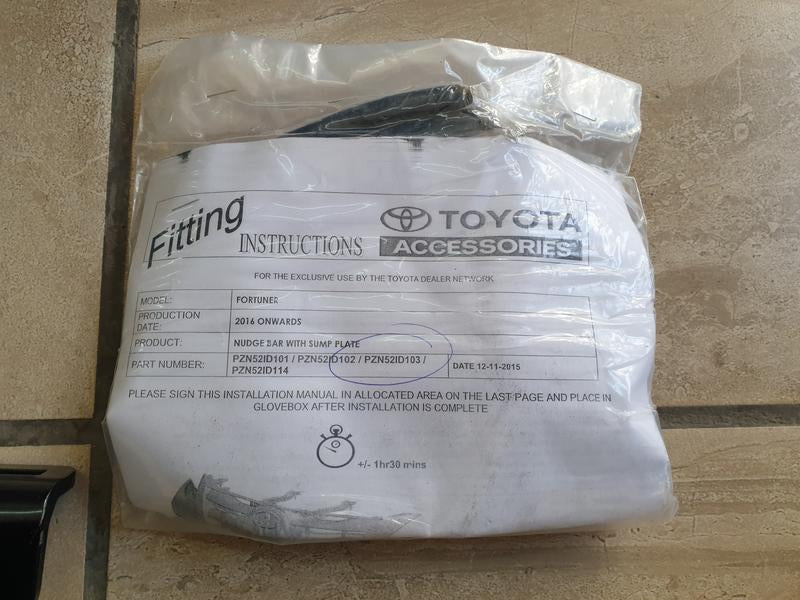 Original New Toyota Fortuner Bullbar