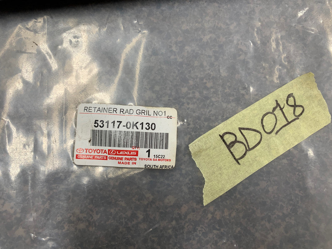 Toyota Hilux Raider, Legend, 2020, 2021, 2023 Upper Radiator Grille Reinforcement