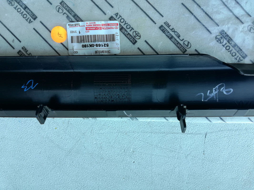 Toyota Fortuner 2018, 2019, 2020, 2021 Rear bumper spoiler Rear Bumper Lower Cover