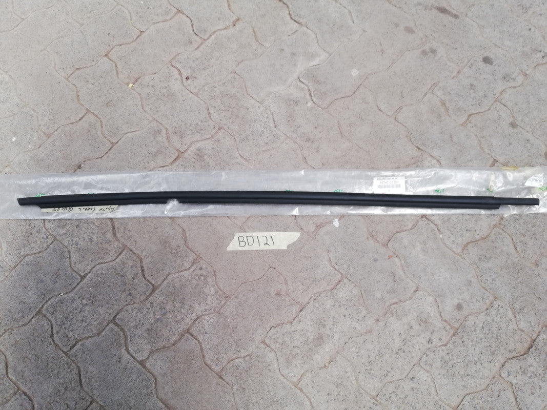 Toyota Corolla Quest 2023 Left Rear Door Upper Beading/Recessed Moulding