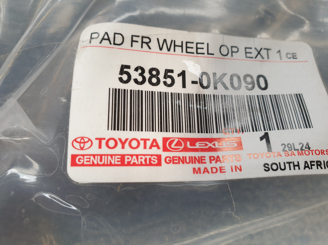 Toyota Hilux 2024 Fender Liner Extension Mud Flap