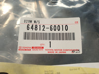 Toyota Windshield Rubber Seal Moulding