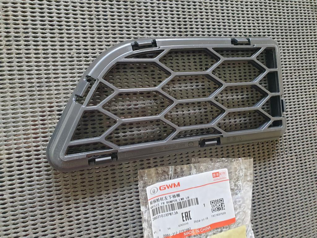 GWM P-Series Left Front Bumper Lower Grille