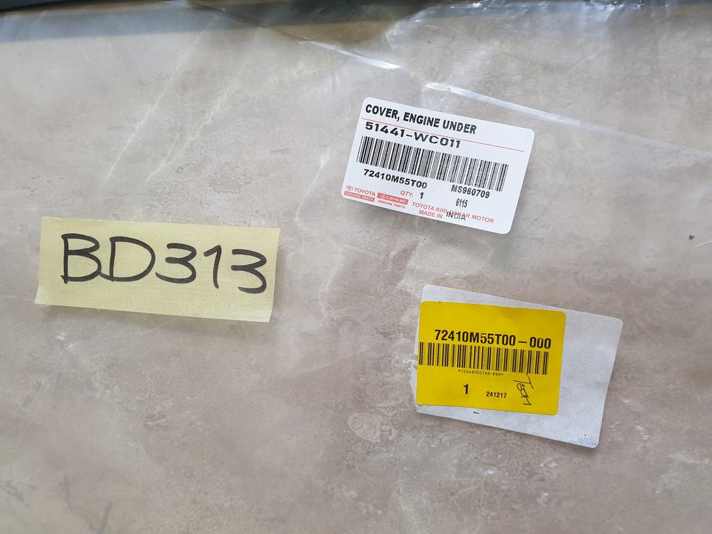 Original New Suzuki Baleno Toyota Starlet Lower Engine Protection Cover