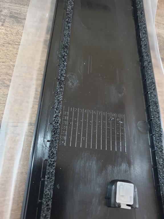 Original New Honda Fit Left Front Door Centre Blackout Moulding