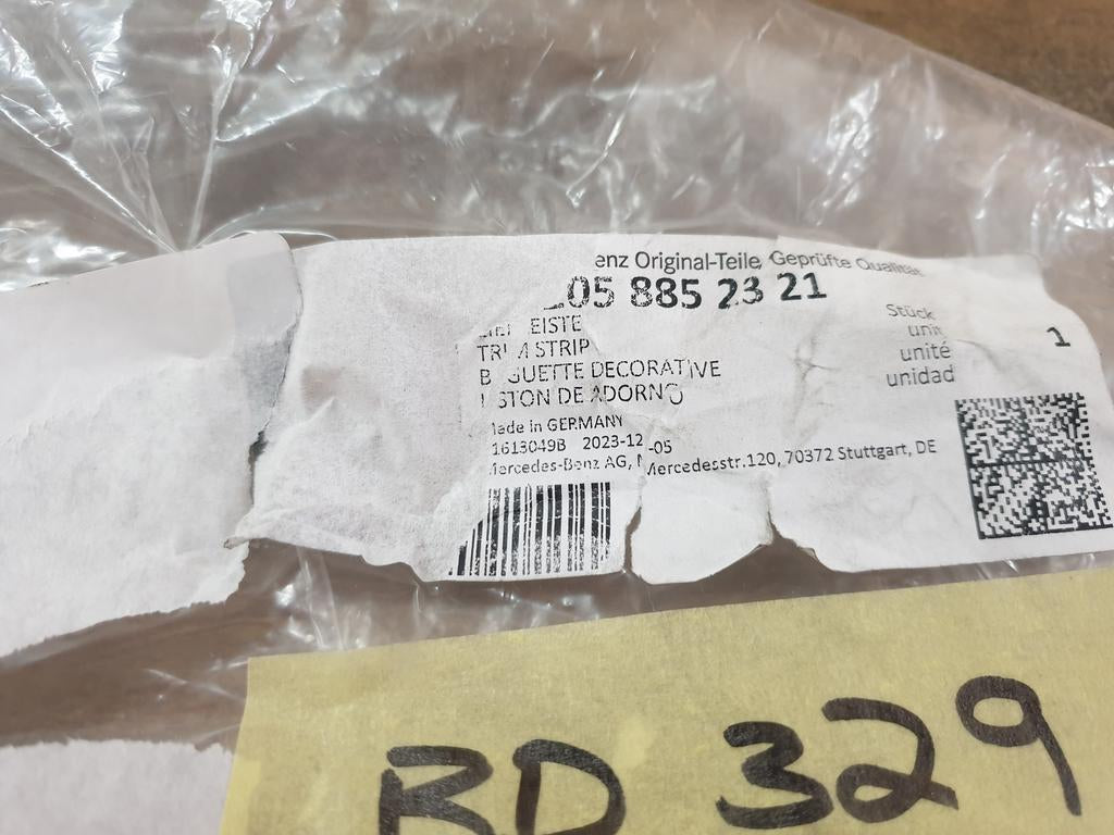 Original New Mercedes-Benz C-Class W205, C180-C250 / C200 Right Rear Chrome Exhaust Trim