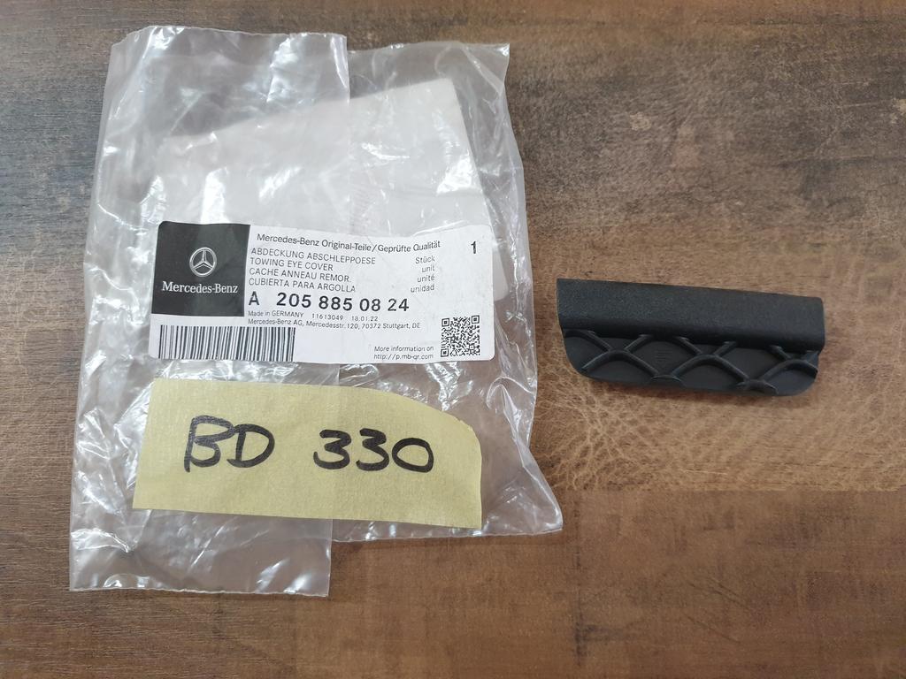 Original New Mercedes-Benz C-Class W205, C180-C250 / C200 Rear Bumper Tow Hook Eye Cover