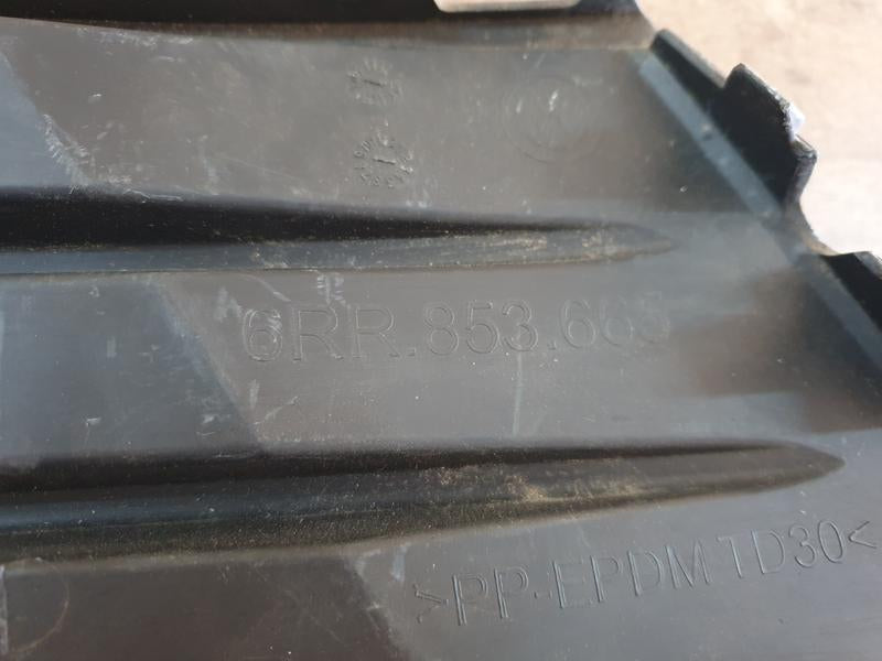 Original Used Volkswagen Polo Left Front Bumper Lower Air Guide Grille